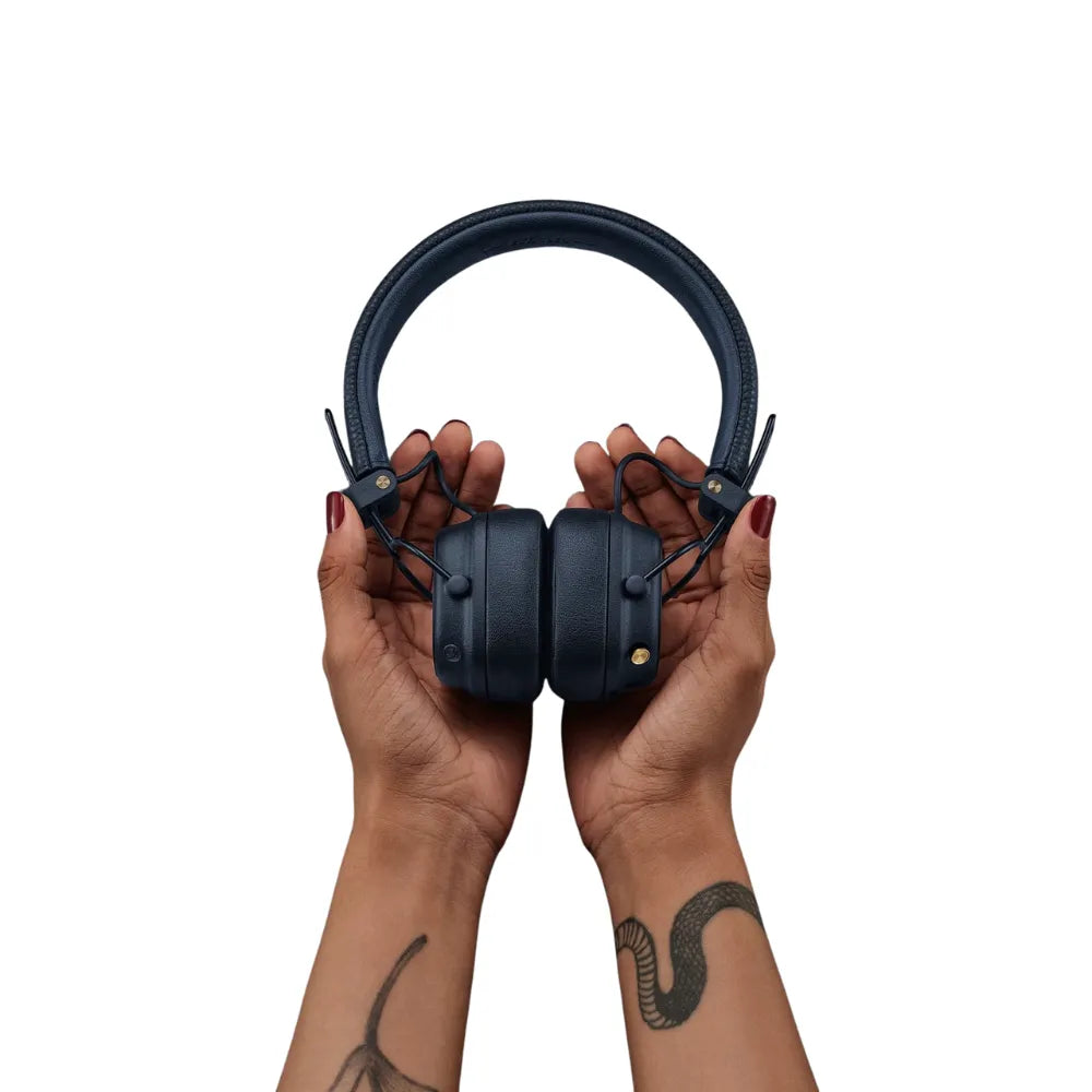 AUDIFONOS MARSHALL MAJOR V ON EAR BLUETOOTH MIDNIGHT BLUE