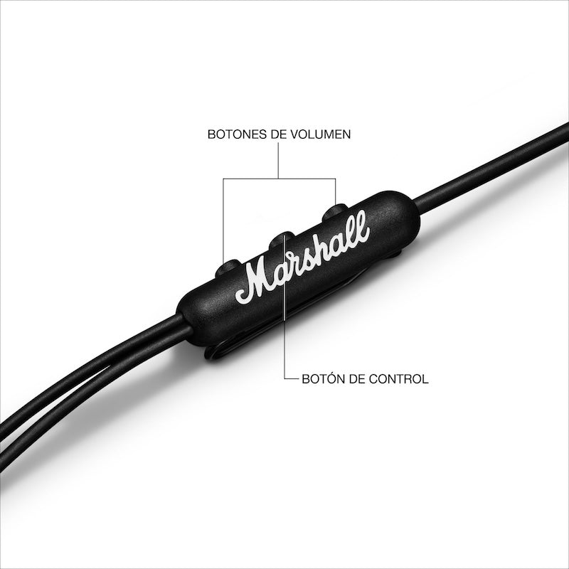 AUDIFONOS MARSHALL MODE USB-C IN EAR BLACK