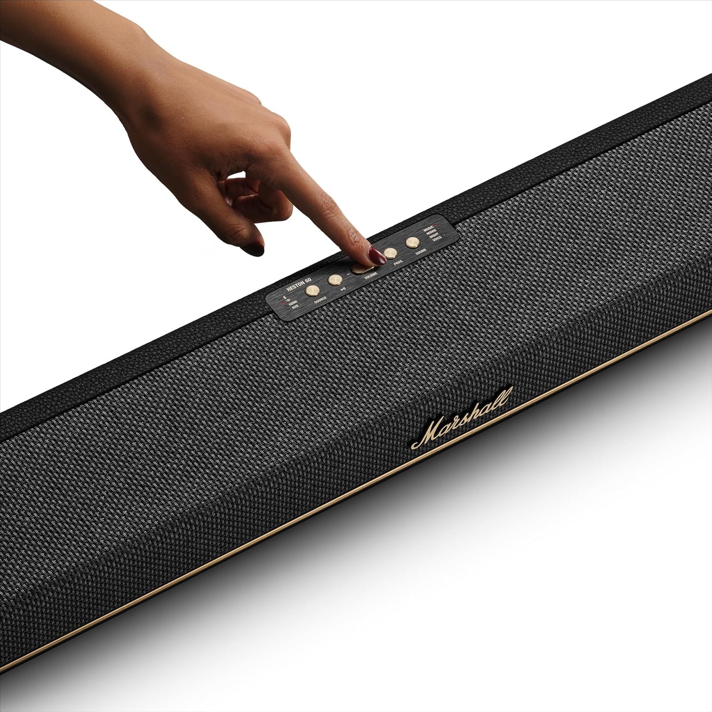 BARRA DE SONIDO MARSHALL HESTON 60 WIFI BLUETOOTH BLACK