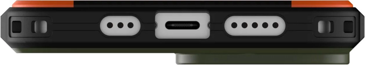 Case UAG CIVILIAN MAGSAFE Para iPhone 13/14 - Oliva