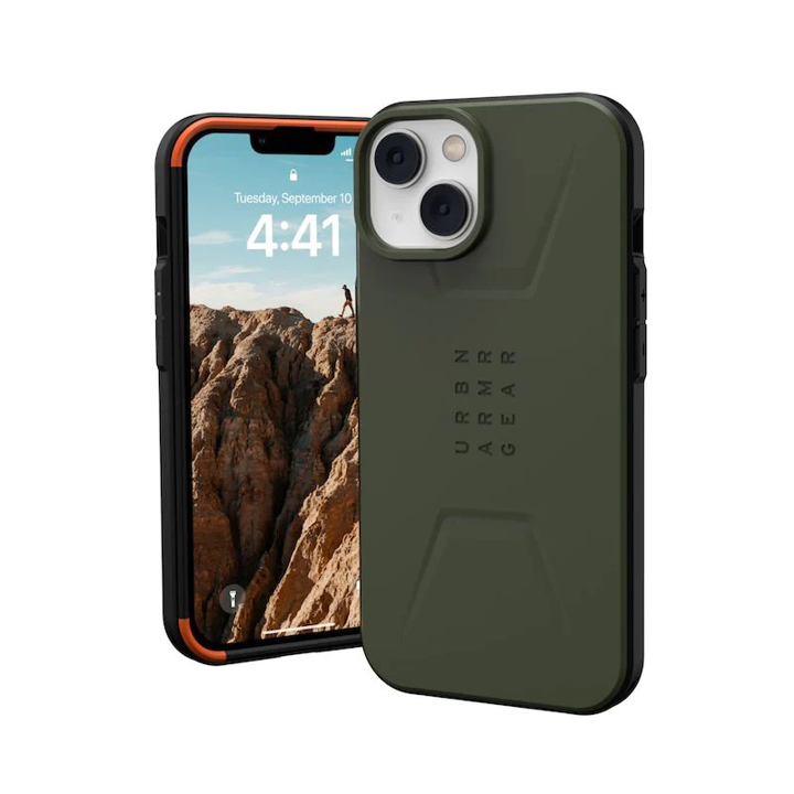 Case UAG CIVILIAN MAGSAFE Para iPhone 14 Plus - Verde Oliva