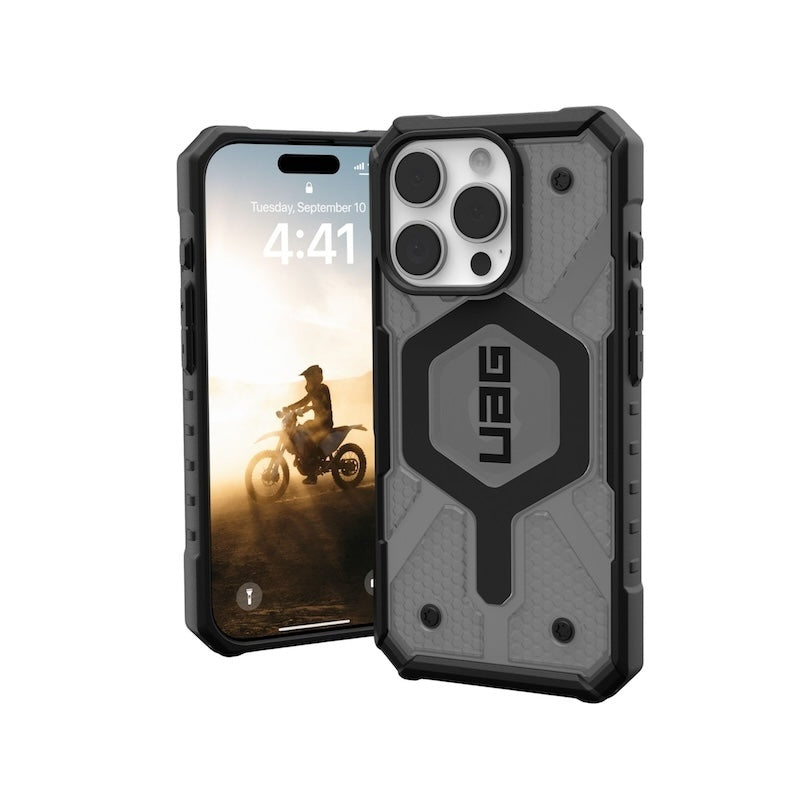 CASE UAG PATHFINDER CLEAR MAGSAFE IPHONE 16 PRO BLACK