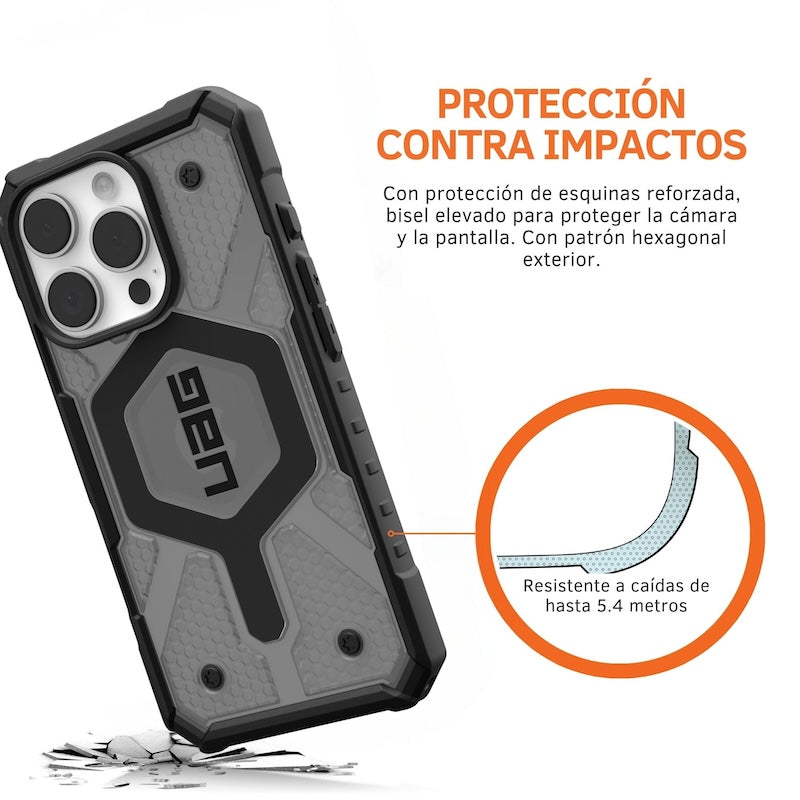 CASE UAG PATHFINDER CLEAR MAGSAFE IPHONE 16 PRO BLACK