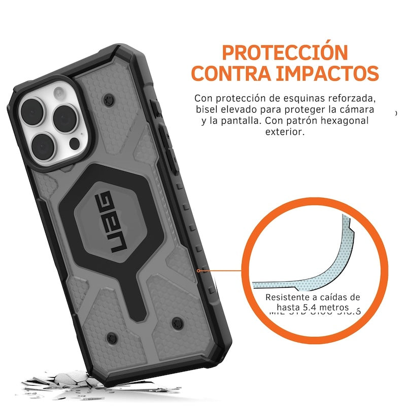 CASE UAG PATHFINDER CLEAR MAGSAFE IPHONE 16 PRO MAX  BLACK