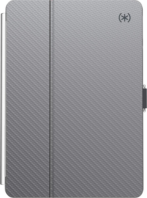 Case SPECK BALANCE Folio Clear para iPad Pro 10.2 - Gris metalico/transparente