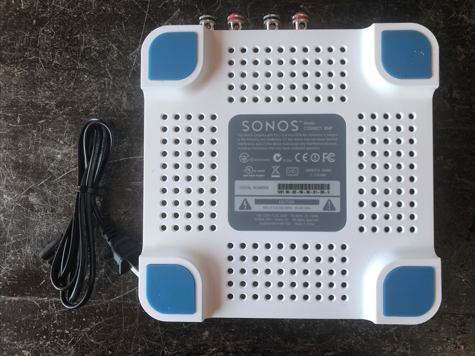 Sonos Connect Amplificador Digital Media Streamer - Blanco/Gris
