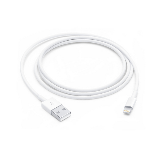 Cable Apple de conector Lightning a USB de 1M - Blanco