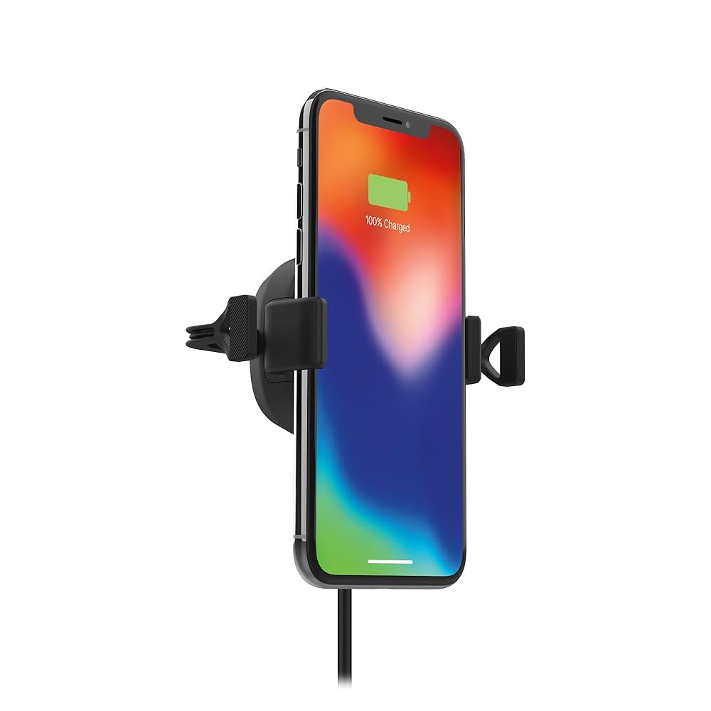 Cargador Mophie Inálambrico Carro Negro