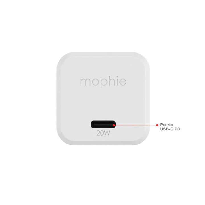 Cargador de Pared MOPHIE USB-C GAN 20W