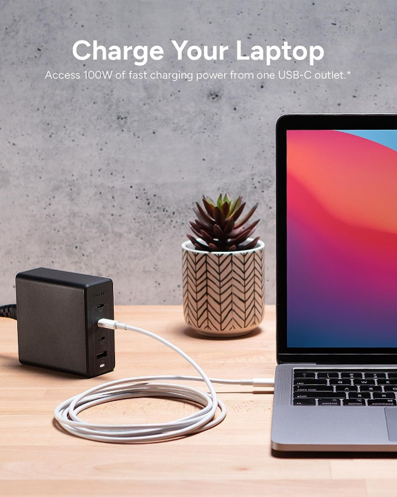 Adaptador de Corriente MOPHIE USB-C de 120W - Negro