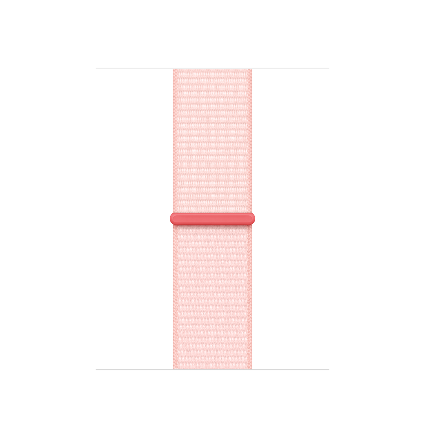 Correa loop deportiva rosa claro para caja de 41 mm