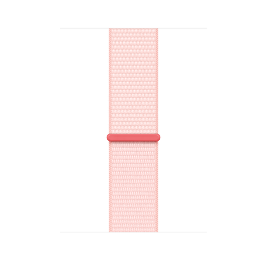 Correa loop deportiva rosa claro para caja de 45 mm