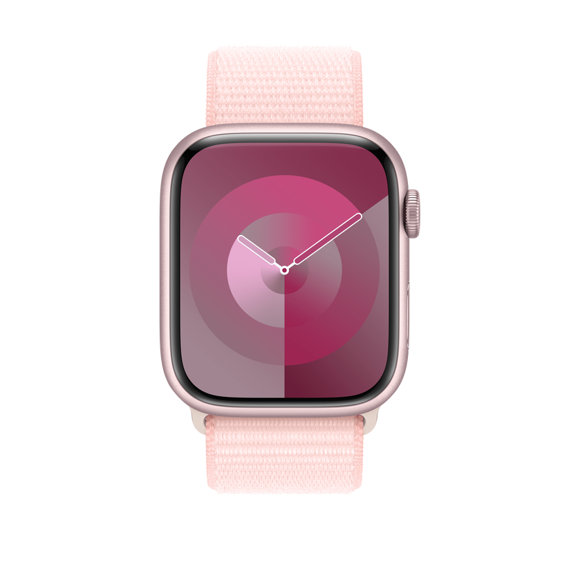 Correa loop deportiva rosa claro para caja de 45 mm Mac Store Mac Store Panama