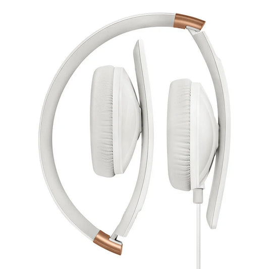 Audífonos SennHeiser plegables sonido HD Alambricos Blanco