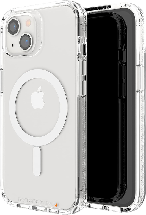 Case GEAR4 CRYSTAL PALACE SNAP Para iPhone 13 - Transparente/Blanco