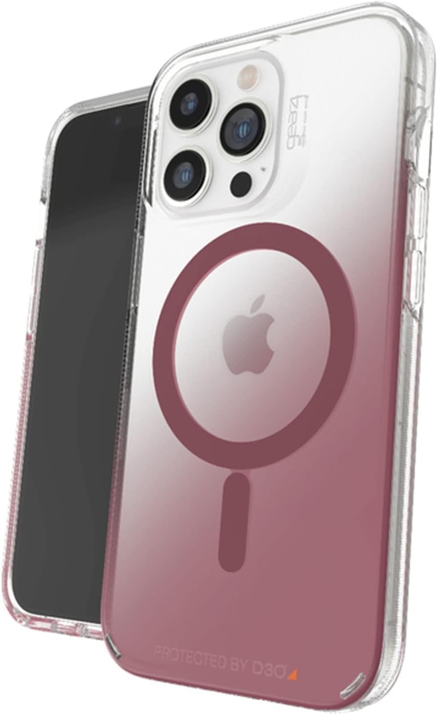 CASE GEAR4 MILAN SNAP MAGSAFE PARA IPHONE 13 PRO - CLEAR/ROSA
