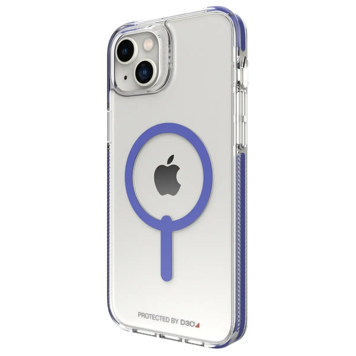 Case GEAR4 Santa Cruz Snap con Magsafe Para iPhone 14 Plus - Morado/Transparente