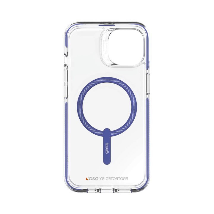 Case GEAR4 Santa Cruz Snap con Magsafe Para iPhone 14 - Morado/Transparente