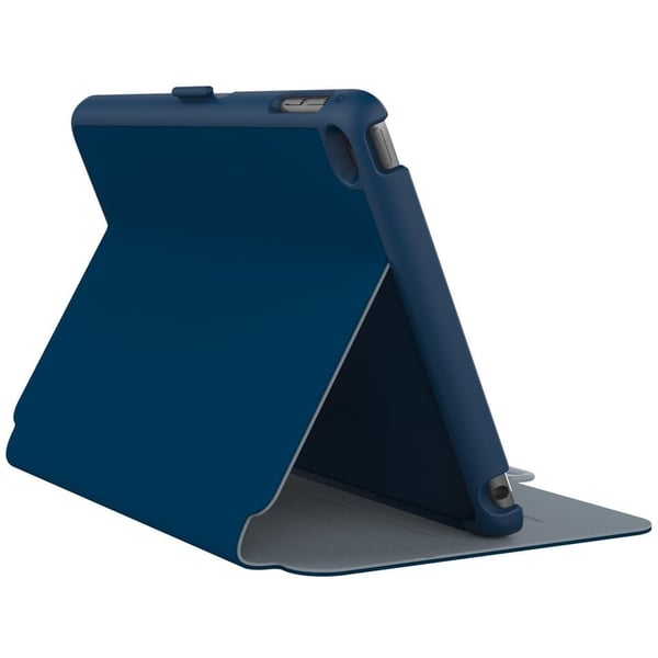 Case SPECK STYLE FOLIO Para iPad Mini 4 - Azul mar profundo, Gris níquel