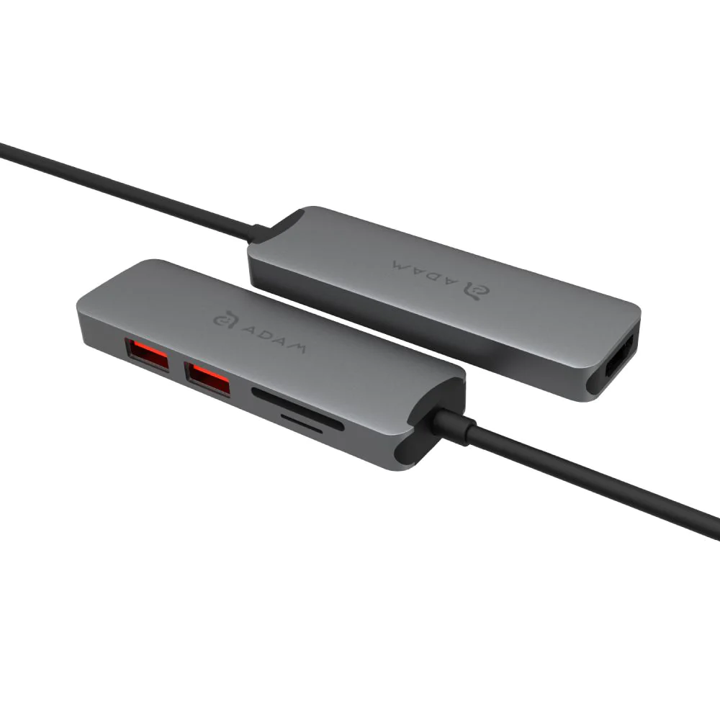 Multipuerto Adam Elements casa HUB A05 5en1 USB-C HUB - Gris espacial