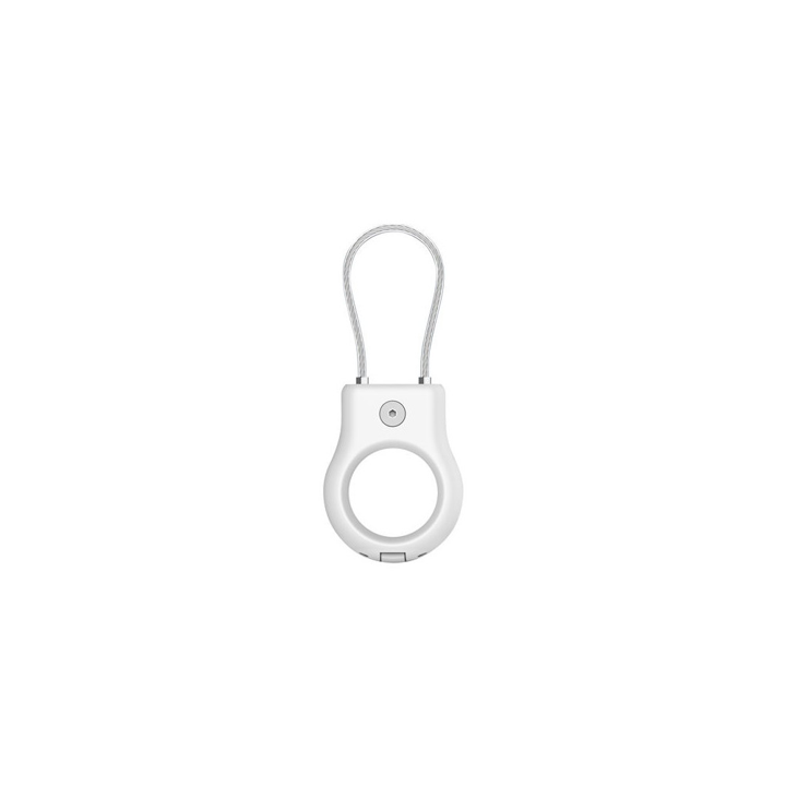 Llavero Premium Belkin Guaya De Seguridad Para AirTag - Blanco