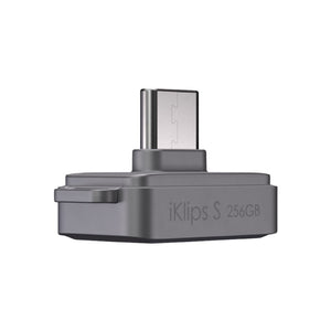 MEMORIA FLASH ADAM ELEMENTS ICLIPS SSD 256GB HUELLA USB-C GREY
