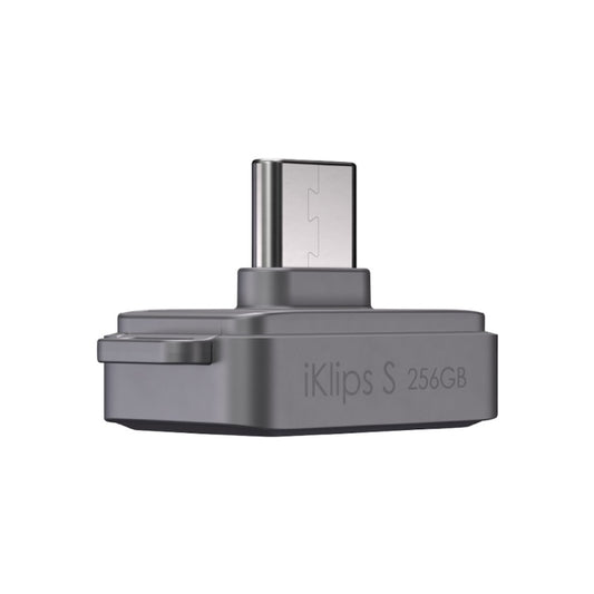 MEMORIA FLASH ADAM ELEMENTS ICLIPS SSD 256GB HUELLA USB-C GREY