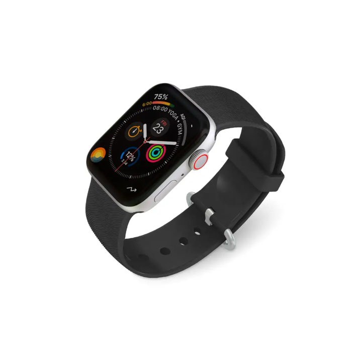 Correa de Silicona NCO ActiveLoop para Apple Watch S7 de 45mm - Negro