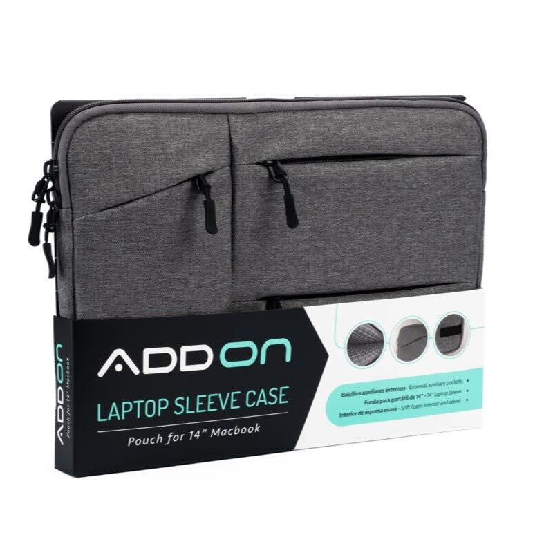 FUNDA ADD ON PARA MACBOOK PRO/AIR 13/14 INCH - GREY