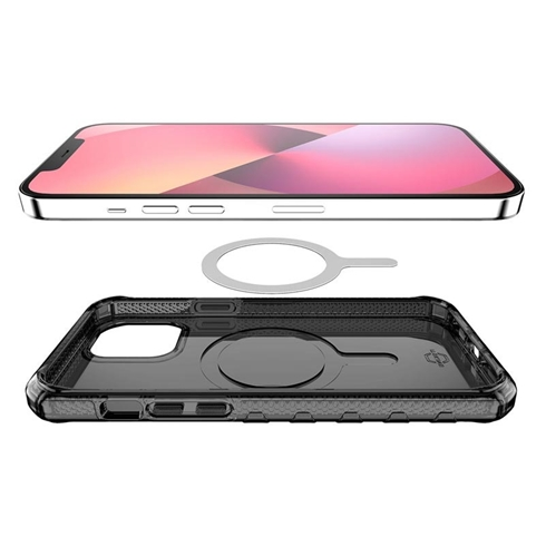 Case ITSKINS Supreme MagClear Para iPhone 13 Pro - Grafito