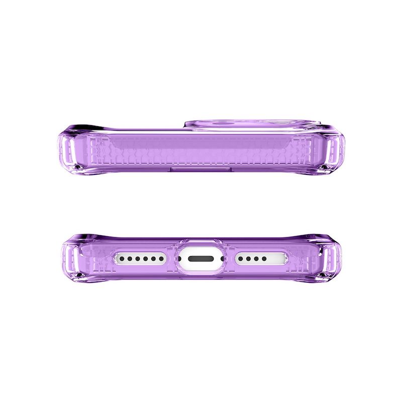 Case ITSKINS SUPREME MAGCLEAR Para iPhone 14 Pro - Purpura