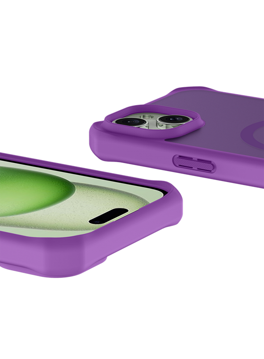 FUNDA FROST MAGSAFE IPHONE 15 MORADO