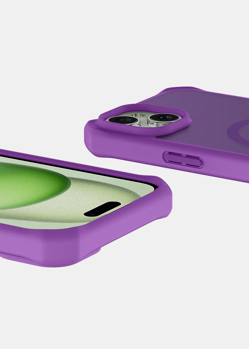 CASE ITSKINS HYBRID MAGSAFE IPHONE 15 PLUS PURPLE