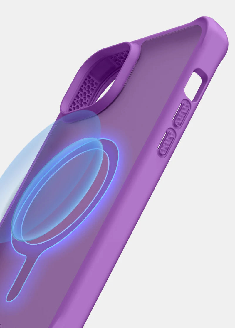 CASE ITSKINS HYBRID MAGSAFE IPHONE 15 PLUS PURPLE