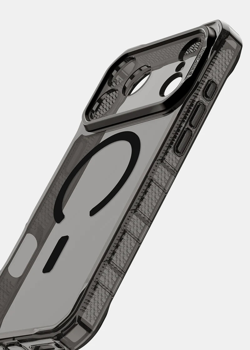 CASE ITSKINS SUPREME R CLEAR MAGSAFE IPHONE 17 PRO MAX GRAPHITE