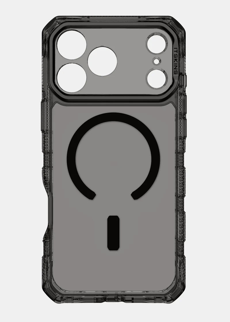 CASE ITSKINS SUPREME R CLEAR MAGSAFE IPHONE 17 PRO MAX GRAPHITE