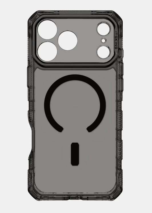 CASE ITSKINS SUPREME R CLEAR MAGSAFE IPHONE 17 PRO MAX GRAPHITE