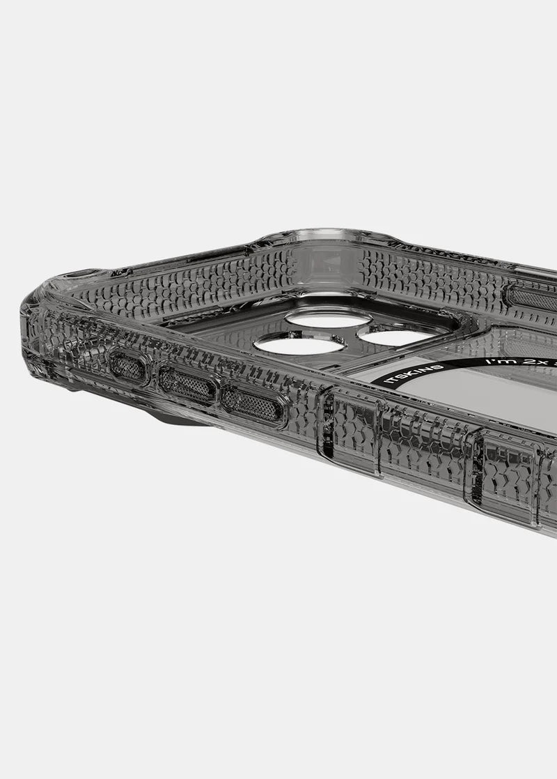 CASE ITSKINS SUPREME R CLEAR MAGSAFE IPHONE 17 PRO MAX GRAPHITE