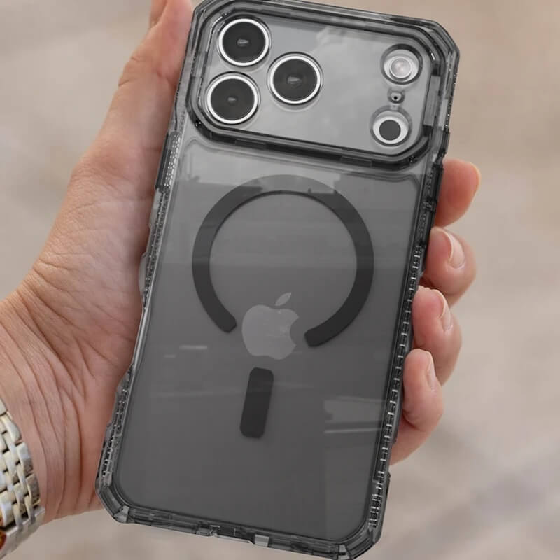 CASE ITSKINS SUPREME R CLEAR MAGSAFE IPHONE 17 PRO MAX GRAPHITE