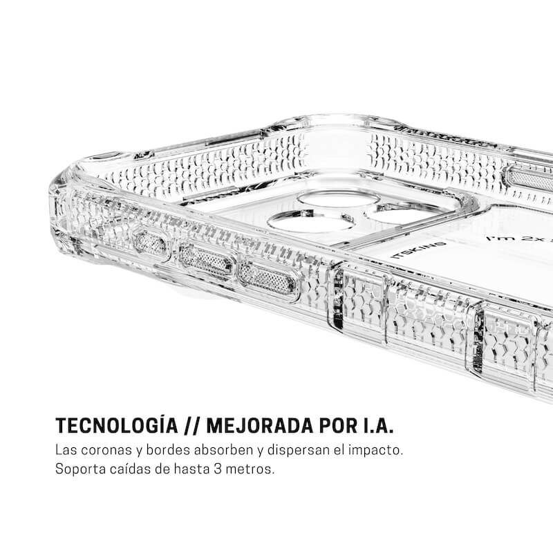 CASE ITSKINS SUPREME R CLEAR MAGSAFE IPHONE 17 PR CLEAR/WHITE