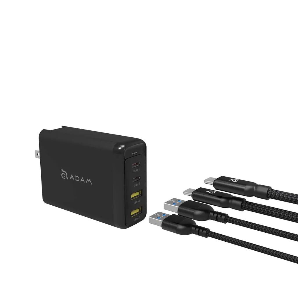 ADAPTADOR ADAM ELEMENTS DE PARED OMNIA PRO TRAVEL 100W BLACK