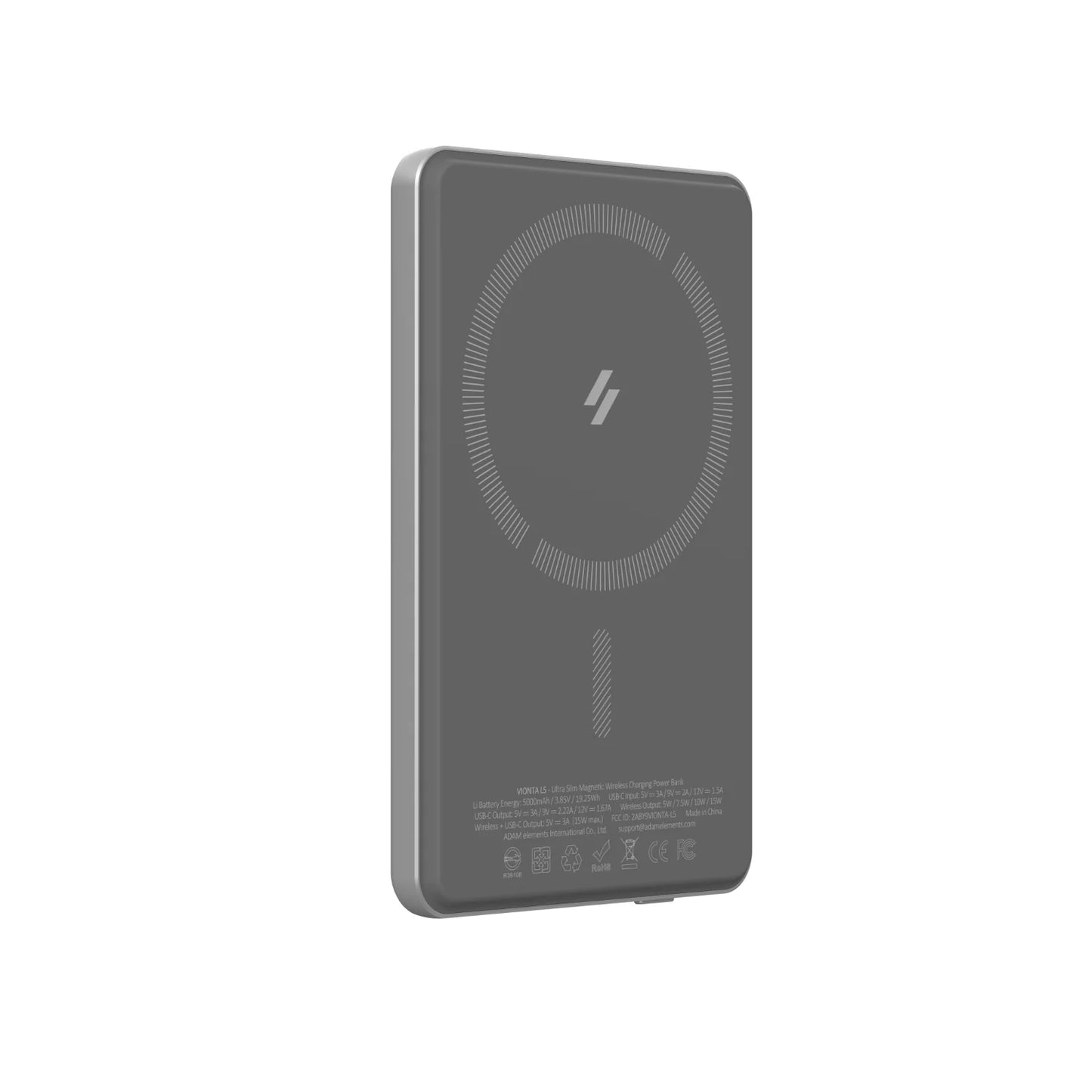 BATERIA ADAM ELEMENTS VIONTA L5 MAGSAFE 5000MAH SILVER