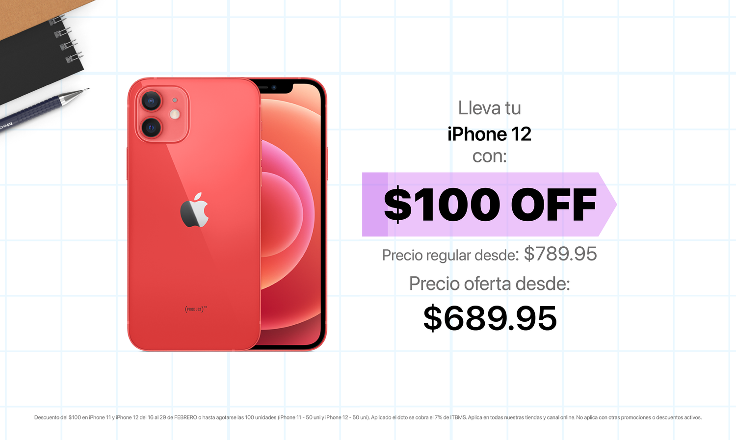iPhone 11 128GB Rojo Reacondicionado + AirPods Pro 2