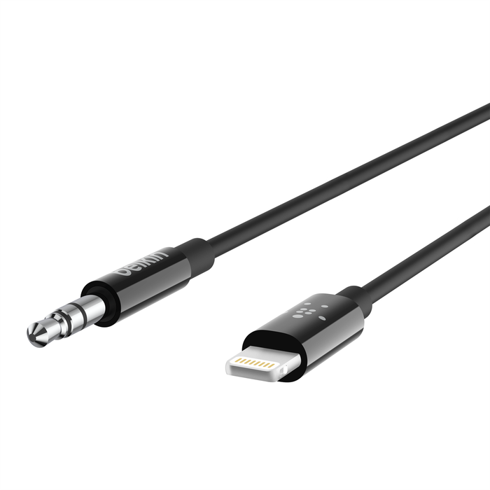 Cable Belkin Lightning Auxiliar - Negro