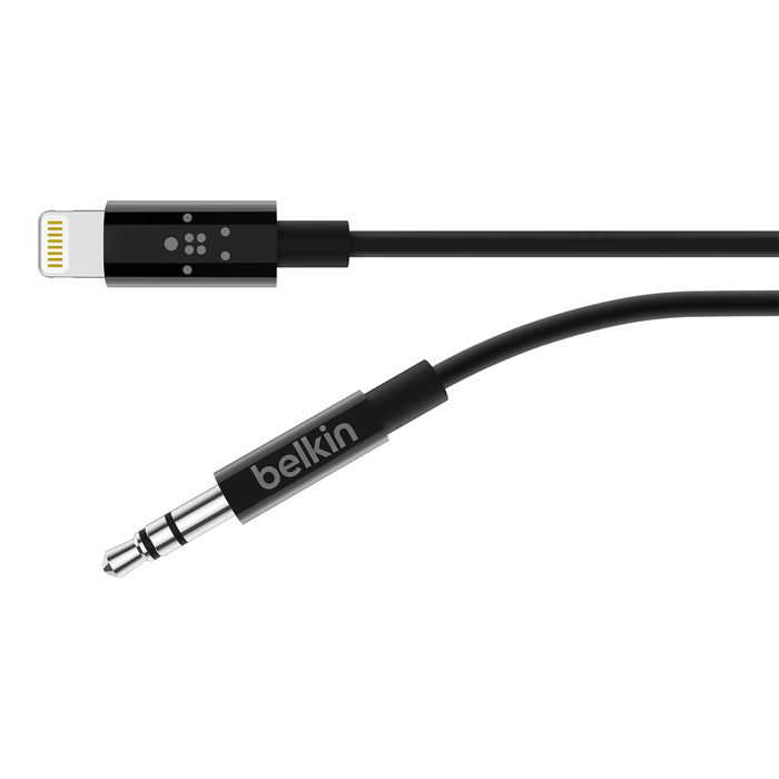 Cable Belkin Lightning Auxiliar - Negro