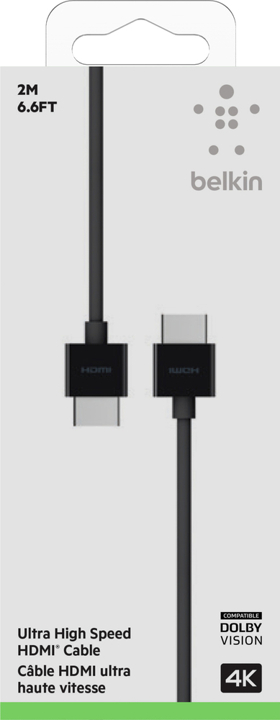 Cable HDMI a HDMI Dolby Visión 8K Belkin - 2M - Negro