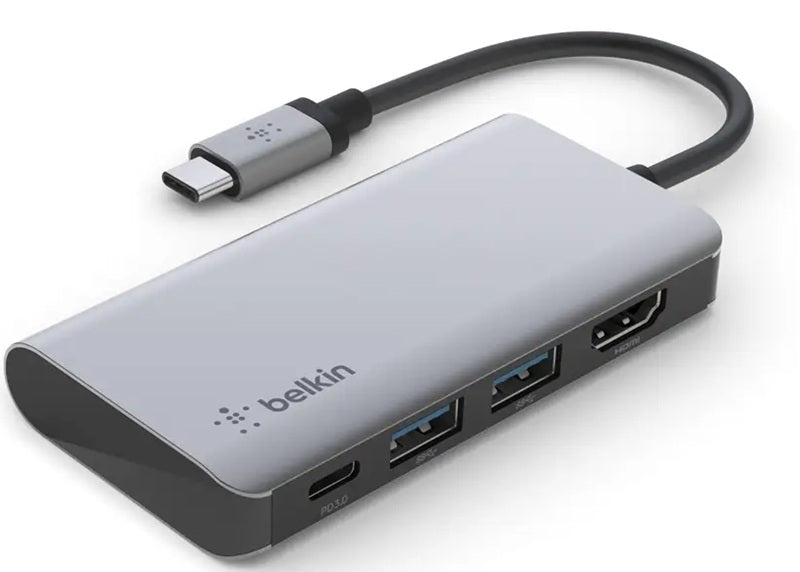 MULTIPUERTO BELKIN USB-C A 4 EN 1