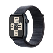 Apple Watch SE GPS • Caja de aluminio color medianoche de 44 mm • Correa loop deportiva color tinta