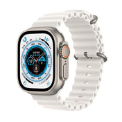 Apple Watch Ultra (GPS + Cellular) - Caja de titanio de 49 mm - Correa Ocean blanca