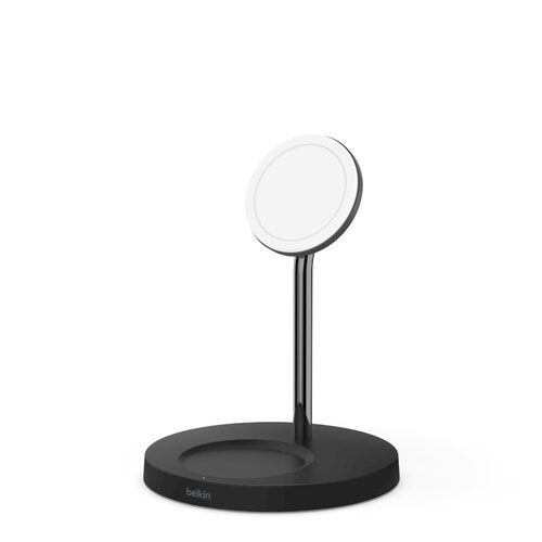 Stand Wireless MagSafe 2-IN-1 COMPATIBLE-SR iPhone 12/13-BLACK